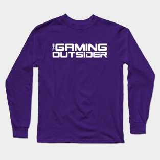 The Gaming Outsider - White Text Only Long Sleeve T-Shirt